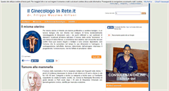 Desktop Screenshot of ilginecologoinrete.it